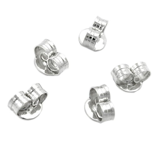 40 Flügel 6mm Gegenstecker für Ohrstecker Silber 925